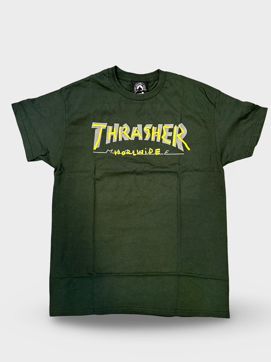 Thrasher Trademark Green Tee
