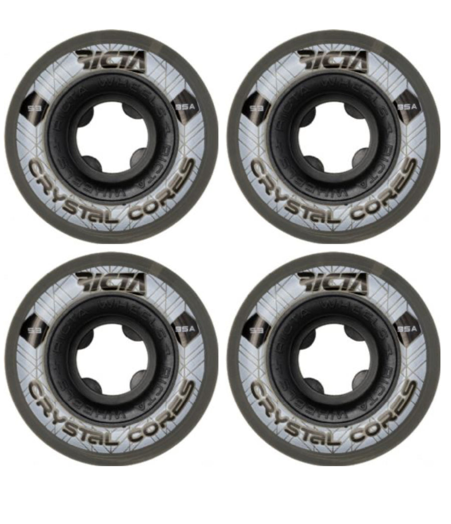 53mm Ricta Crystal Cores clear/grey wide 95a