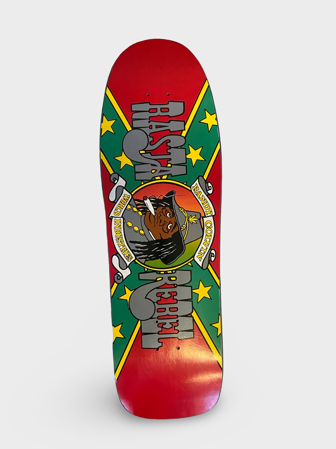 Prime Wood World Industries Randy Colvin Rasta Rebel Red Version 95/170 Deck