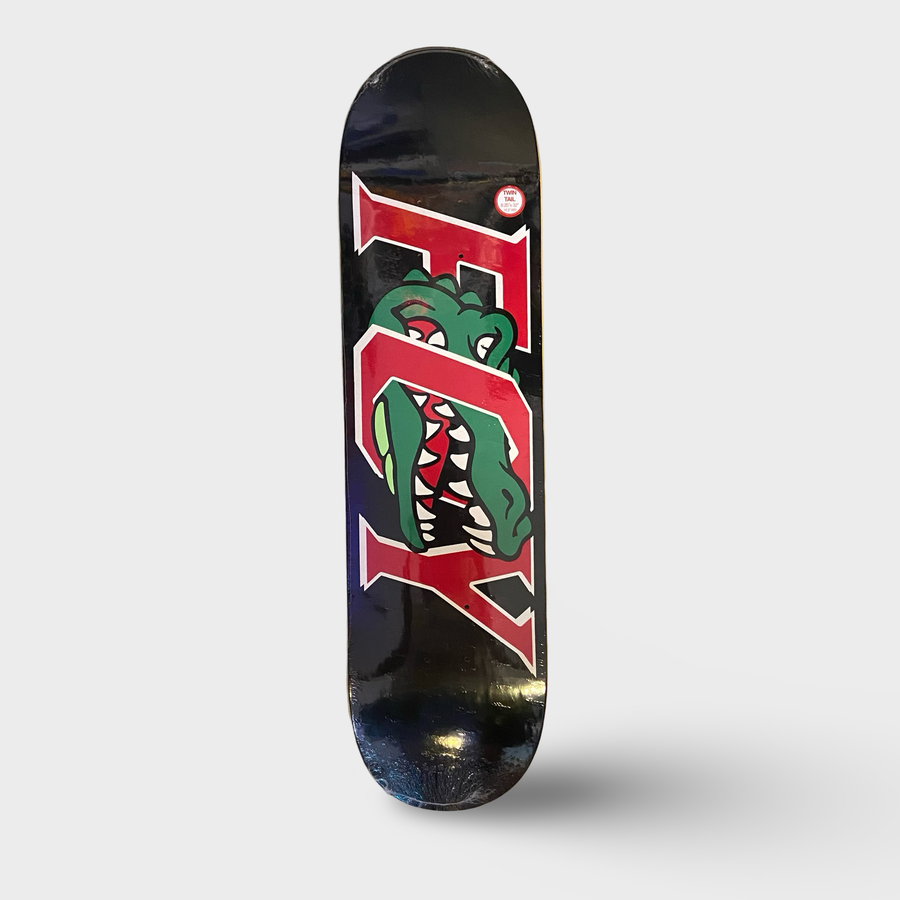 Deathwish Foy Gator Black/Red Twin Tail Deck 8.25