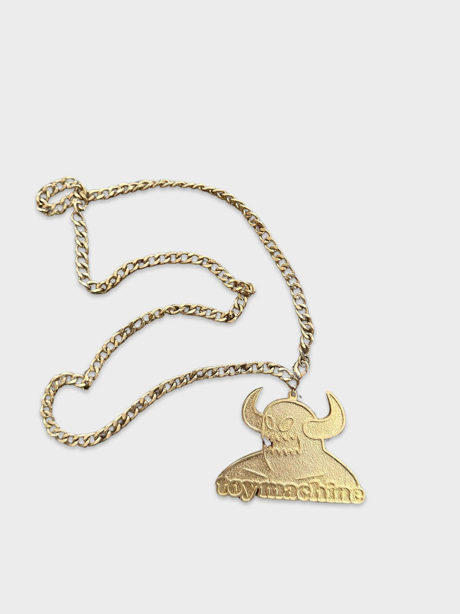 Toy Machine Monster Logo gold chain