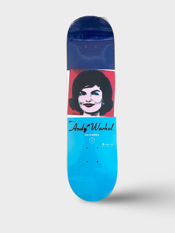 Steve Berra Alien Workshop Andy Warhol Jackie Kennedy Onassis Skateboard Deck 8"